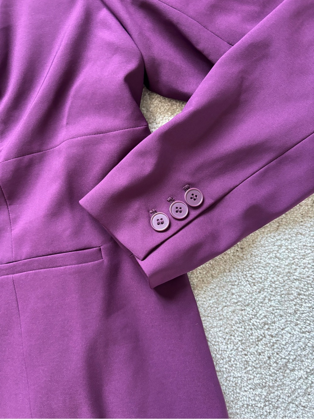 torrid Plum Purple Single-Button Blazer - Picture 6 of 13